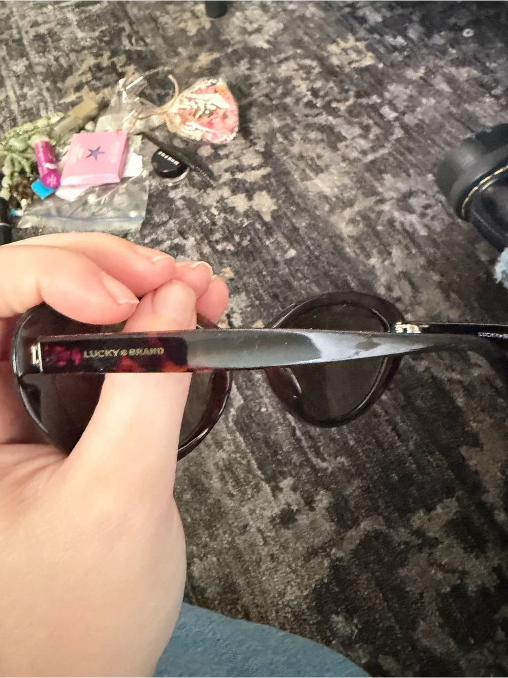 Lucky Brand Tortoiseshell Cat-Eye Sunglasses - Brown